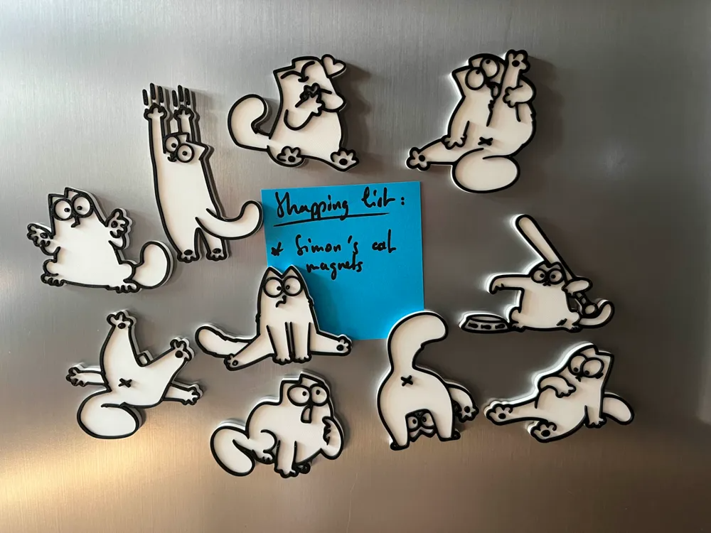 Pack de 10 Imanes de Simon’s Cat – Diseño Aleatorio