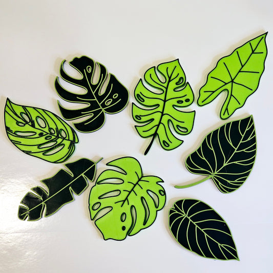 Pack de 5 Imanes de Hojas 3D - Diseños Únicos y Naturales